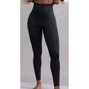 Shapermint Essentials High Waisted Shaping Leggings‎ Tummy Control Black Size S